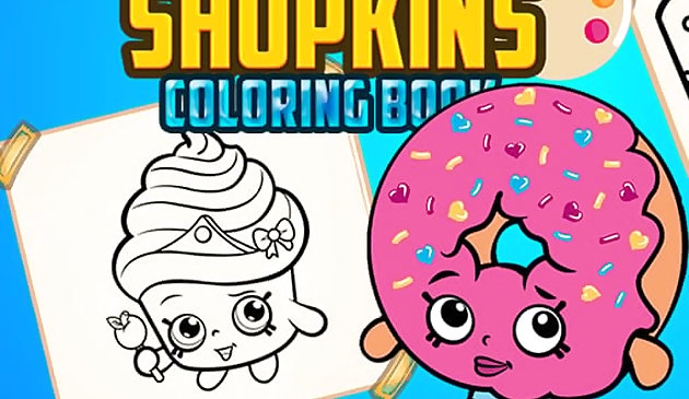 Libro para colorear de Shopkins