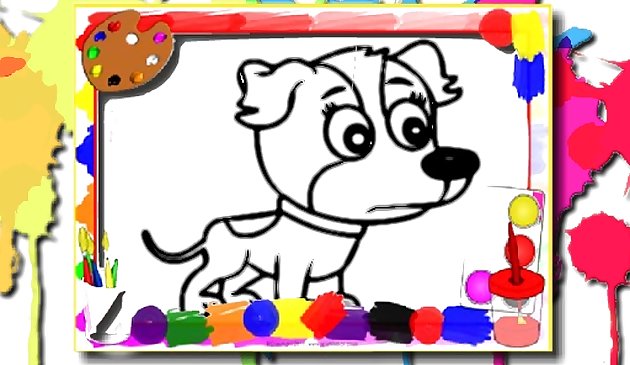 Раскраска собак