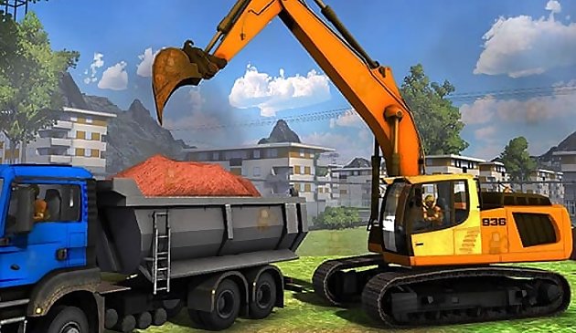 Camiones de construcción Excavadoras ocultas