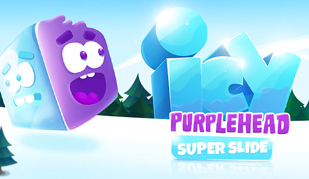 Cabeza púrpura helada 3. Super Diapositiva