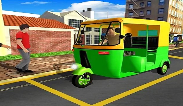 Simulador de triciclo indio de rickshaw