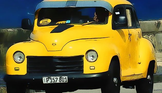 Véhicules de taxi cubains