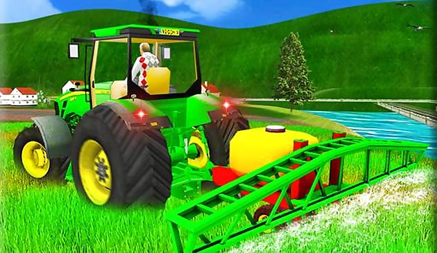 Agricultor de tractores reales