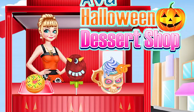 Магазин десертов на Хэллоуин Ава