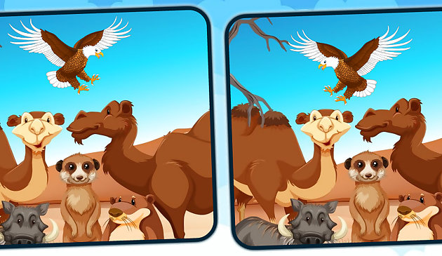 Spot 5 Differences Deserts