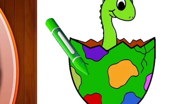 Раскраска динозавров Часть I
