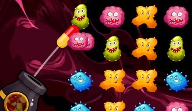 Tirador de monstruos de bacterias