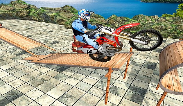 3D Сумасшедший Невозможный Хитрый Трюк Гонок на мотоциклах BMM