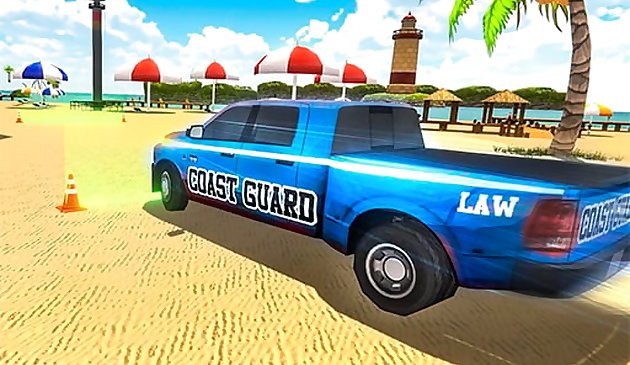 Guardacostas: Estacionamiento de autos en la playa