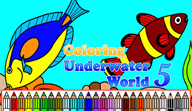 Coloriage du monde sous-marin 5