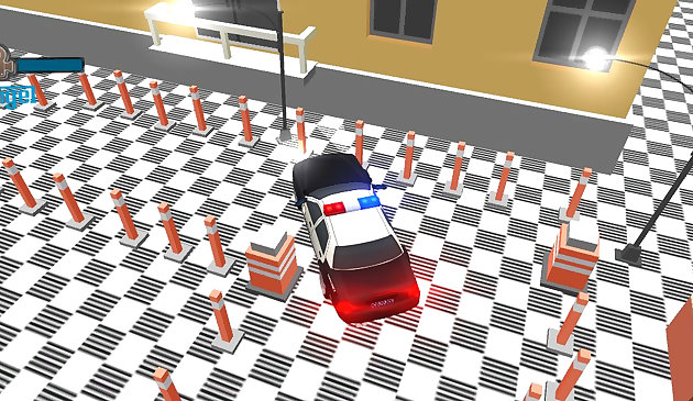 警察の駐車場