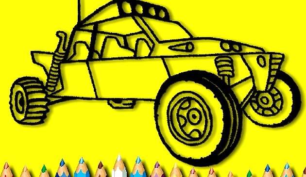 Livre de coloriage BTS Rally Car