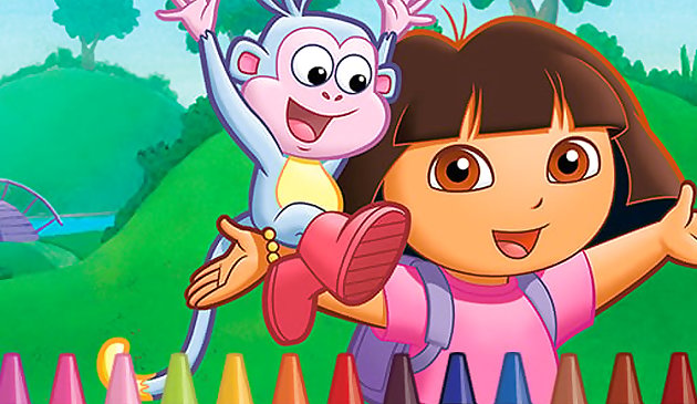 Dora the Explorer 4 Coloring