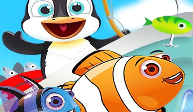Jeux de poisson pour enfants | Jeux de pingouins de chalutage