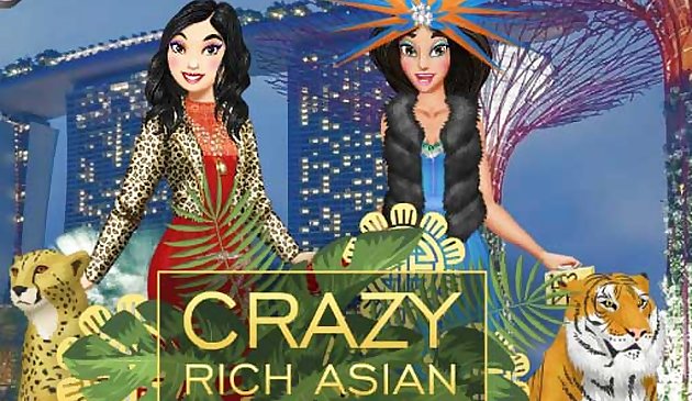 Verrückte reiche asiatische Prinzessinnen