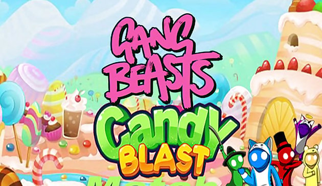 Gang Beast Candy - 3-Gewinnt-Puzzlespiel