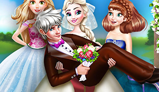 Hochzeitsfoto der Eiskönigin