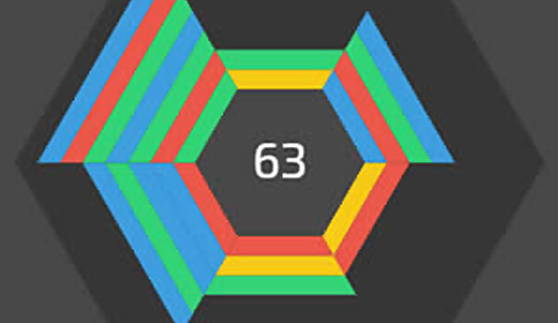 Цветной шестиугольник