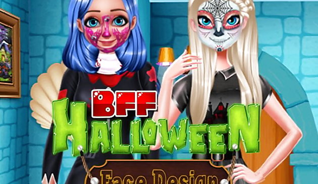 BFF Halloween-Gesichtsdesign