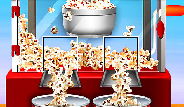 Karamell-Popcorn-Maker-Fabrik : Knuspriger Pop-Mais