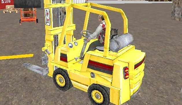 Forklift driving simulator