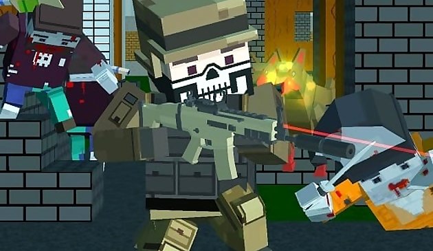 Pixel shooter zombie Multijugador