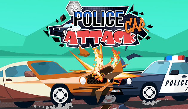 Angriff auf ein Polizeiauto