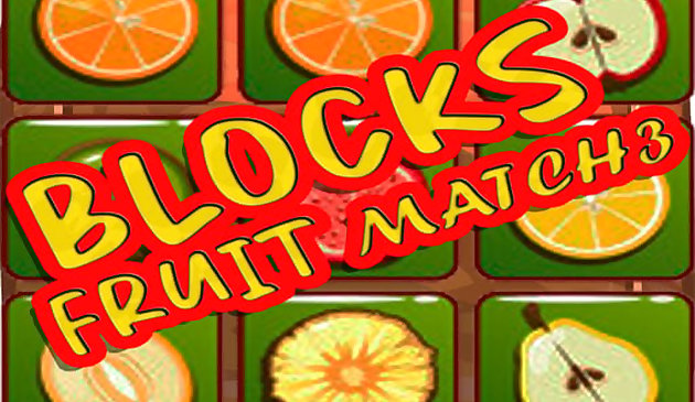Blöcke Fruit Match3