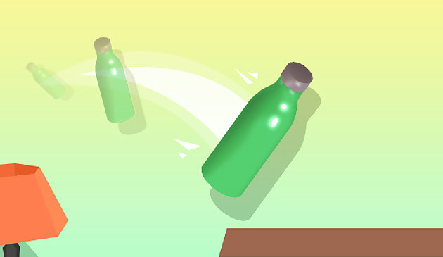 Прыжок с бутылкой 3D
