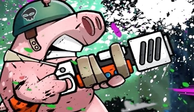 Schweinchen-Soldat Super-Abenteuer