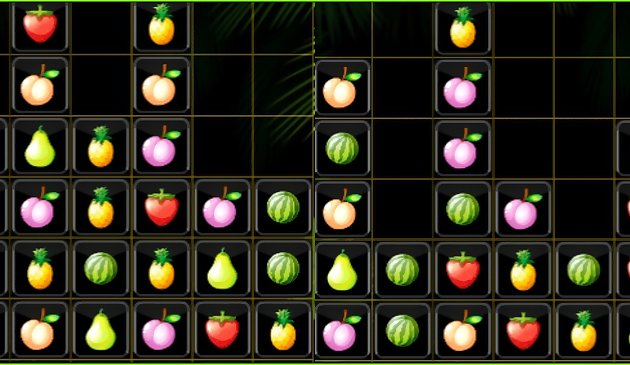 Coincidencia de bloques de frutas
