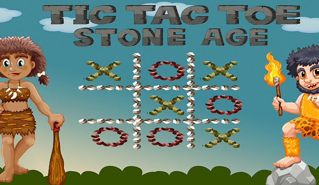 Tic Tac Toe Âge de pierre
