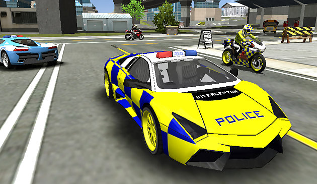 Полицейский полицейский автомобильный симулятор города Миссии