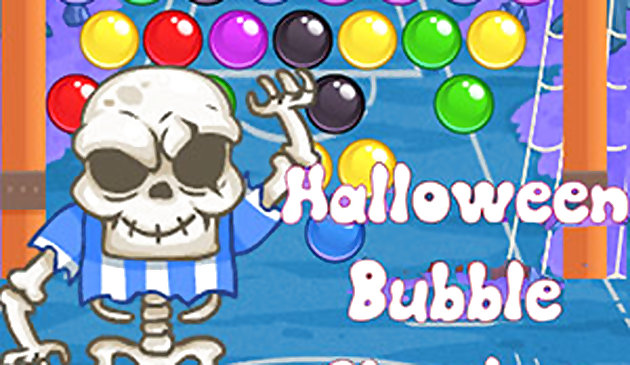 Tirador de burbujas de Halloween
