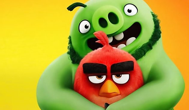 Lustiges Angry Birds Puzzle