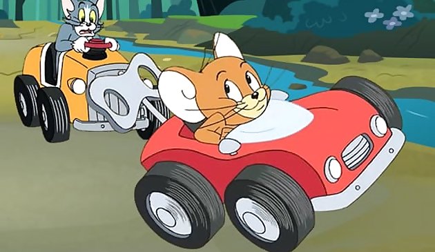Tom und Jerry Car Puzzle