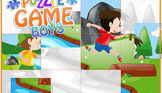 Puzzle Game Boys - Dessin animé