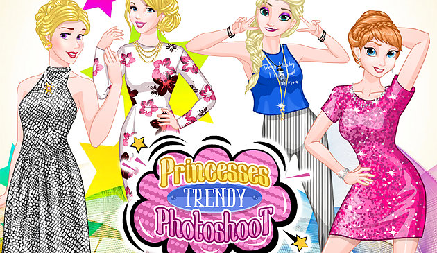 Prinzessinnen Trendiges Fotoshooting