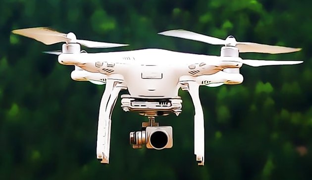 Puzzle de drone volant