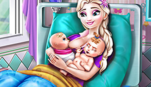 Elsa Mama Zwillinge Geburt