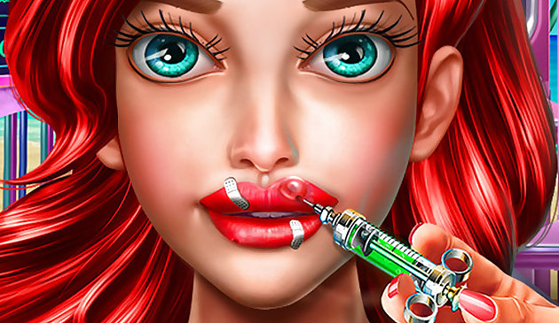 Meerjungfrauen-Lippen-Injektionen